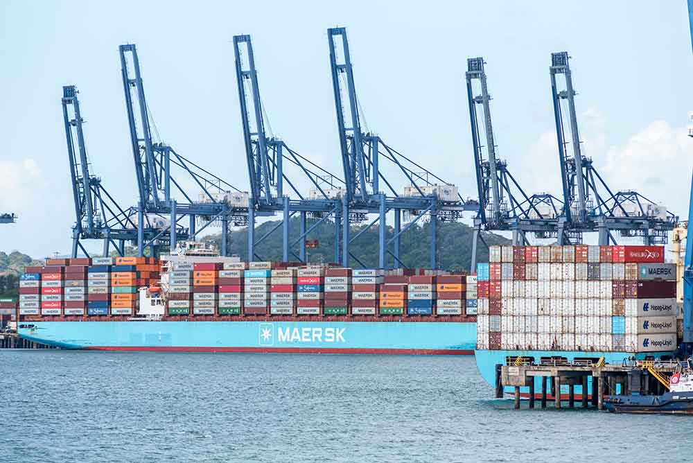 中國要求馬士基和地中海航運停止在巴拿馬運河的港口運營