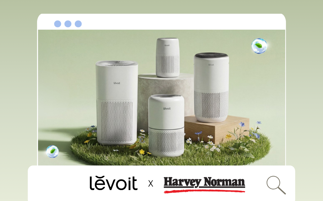 Levoit Lands on Harvey Norman, Making Cleaner Air More Accessible for Australians